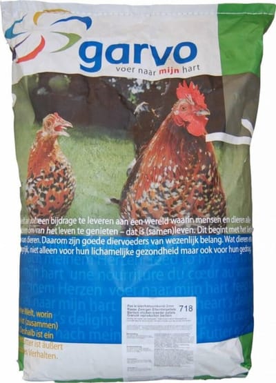 Garvo - Ras krielen foktoomkorrel(2 mm) 718 - kippenvoer - 20kg