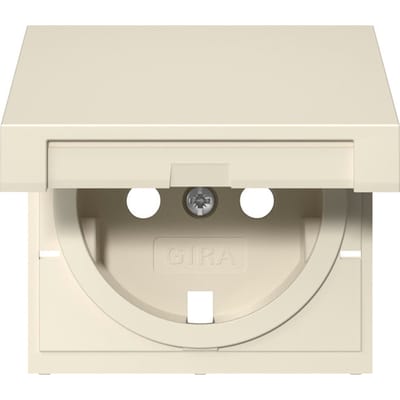 Gira Schuko Cover HC System 55 in Creme Wit - 492201