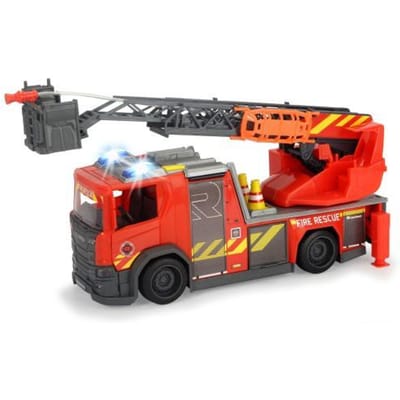Dickie Toys Scania Brandweerwagen - 35 cm - Licht & Geluid - Speelgoedvoertuig