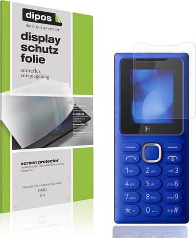 dipos – 4x Matte Beschermfolie geschikt voor HMD 101 | Krasbestendige & antireflecterende Screenprotector Ultra-Thin