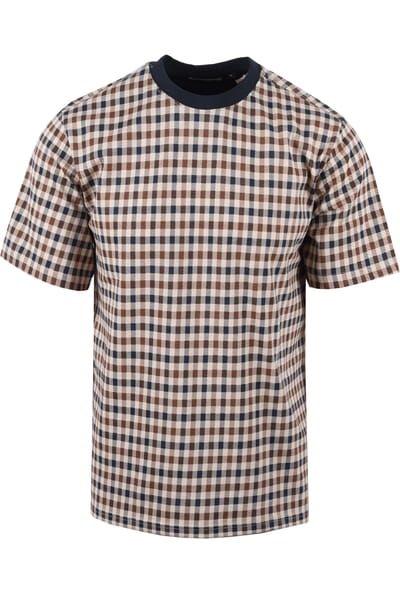 Aquascutum Iconische T-shirt Marineblauw