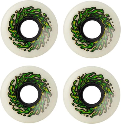 Set van 4 Skateboard Wielen - 54.5mm - 90A Hardheid - Wit