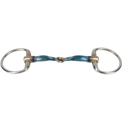 Olijfbit voor paarden Trust Sweet Iron Eggbutt Slow Twist Jointed 16