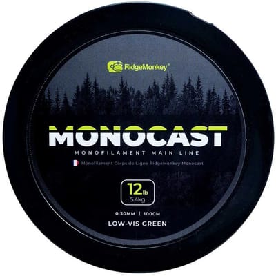 Ridgemonkey Monocast 1000 M Monofilament Transparant 0.400 mm