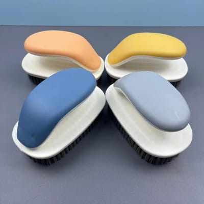 Nordic Zachte Wasborstel Multifunctionele Plastic Enkele Handgreep Kleding Schoenen Reinigingsborstel Huishoudelijke Benodigdheden