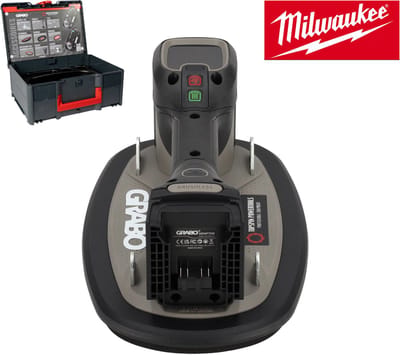 Grabo Pro Brushless in Koffer - met Milwaukee 18V Accu aansluiting - 120 kg hefvermogen