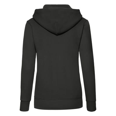 Fruit of the Loom Dames/Dames Klassieke Hoodie (Zwart)