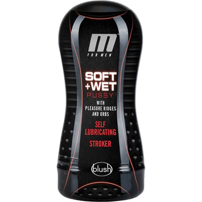M for Men - Soft and Wet Masturbator Self Lubricating - Noppen & Ribbels