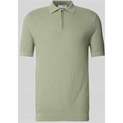 Poloshirt met korte ritssluiting