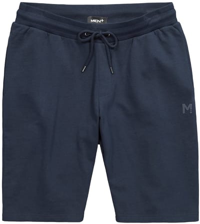 Men Plus - Heren - Bermuda Buik-Fit sweatstof Modern Fit - Navy blauw - Maat 3XL