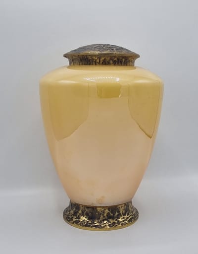 Urn - Glas/Messing - Goud/Geel - Glans - 3,5 liter - Urn voor as - GM04