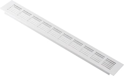 Wit Ventilatierooster Aluminium 400x60mm voor Optimale Ventilatie