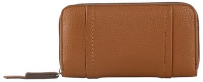 Tom Tailor - TTBECA Portemonnee met sierstiksels - Maat ONESIZE - cognac / brandy