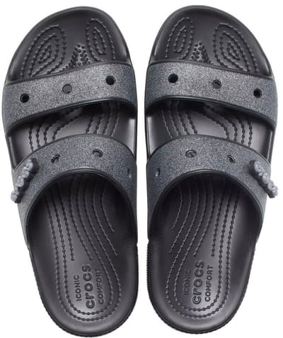 Crocs Classic Glitter ll Sandal Zwart Maat 38/39 US M6/W8