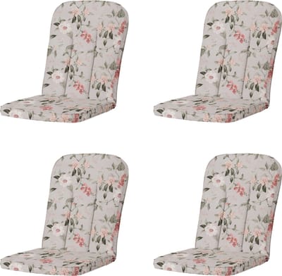 Madison tuintstoelkussen hoge rug julliete - 100x48x6cm set van