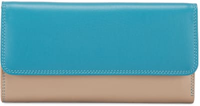 Mywalit Tri-fold Zip Wallet Leren Portemonnee 17 cm - Dames - Horizontaal - sardinia