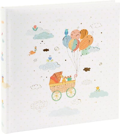 GOLDBUCH GOL-15463 TURNOWSKY Babyalbum HEAVENLY als Fotoboek, geen tekst, 60 witte pagina's, 30x31 cm