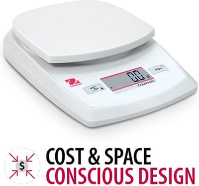 Ohaus® Professionele draagbare weegschaal / balans - Compass™ CR221 - Weegbereik 220gr - Uitleesbaarheid 0.1gr