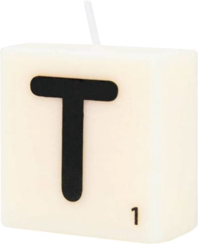 Letter Kaarsje - T