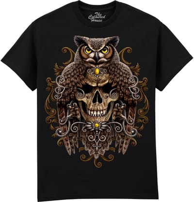 Skull Death Wisdom The Coloured House T-shirt M