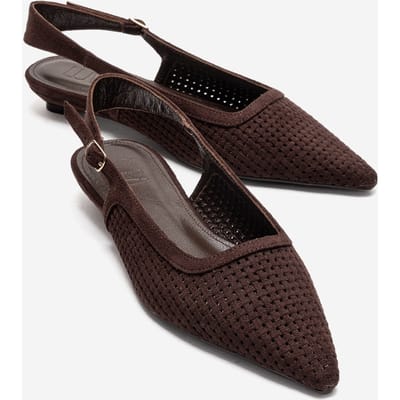 Aviva Slingback Spitse Neus Pump