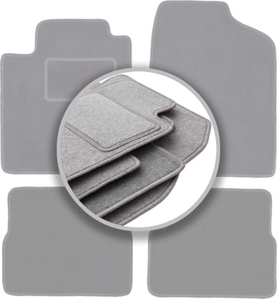 Grijze automatten voor: Nissan Micra K12 hatchback (2002-2010)
