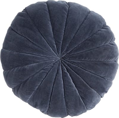 Flower Mattress Mood Indigo | 40CM Diameter | Sierkussen Voor Woonkamer Of Slaapkamer | Rond Sierkussen
