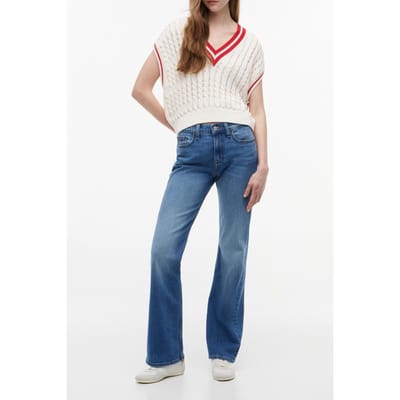 Tommy Hilfiger Cleo Mid Bootcut Denim Medium Größe: W29L30 | Ausgestellte Hosen Outlet | Damen | Blau