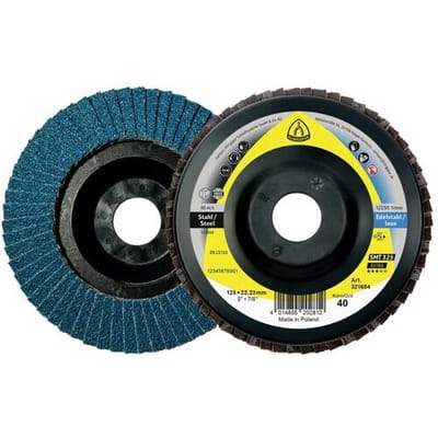 Klingspor 321654 SMT 325 schuurmopschijf, 125 x 22,23 mm korrel 40 recht Diameter 125 mm 10 stuk(s)