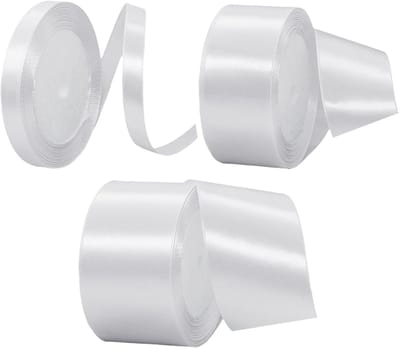 Dailygoods- Polyester Linten - 3 Rollen - Geschenkverpakking - Bruiloft Decoratie - DIY Ambachtelijke Materialen - Duurzaam Polyester - Decoratielinten