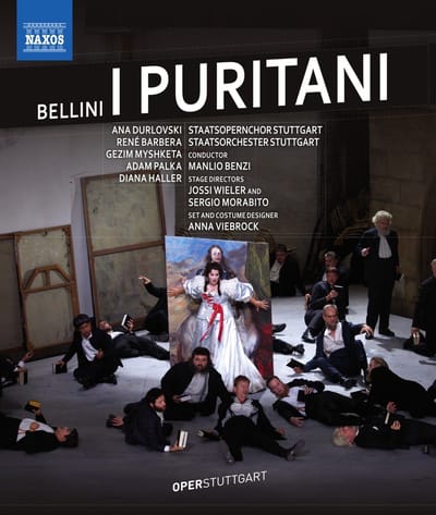 Roland Bracht, Adam Palka, Ana Durlovski, René Barbera, Staatsorchester Stuttgart, Manlio Benzi - Bellini: I Puritani (Blu-ray)