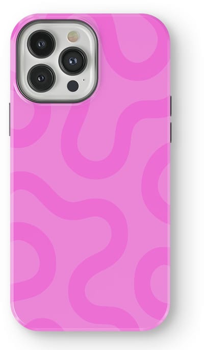 DripCase Motion Flow Tough Hoesje geschikt voor iPhone 13 Pro | Backcover met Mag | Trendy Design | Valbescherming | Bubble Waves