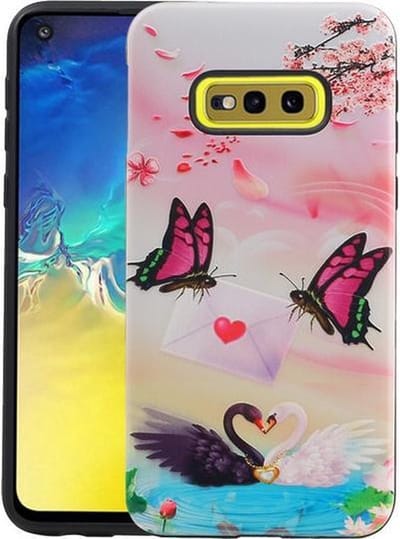 Vlinder Design Hardcase Backcover voor Samsung Galaxy S10e