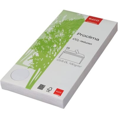 Elco envelop Proclima gerecycled FSC C5/6 100 gram wit 25 stuks