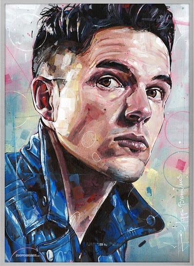 Brandon Flowers the killers - canvas - 70 x 50 cm