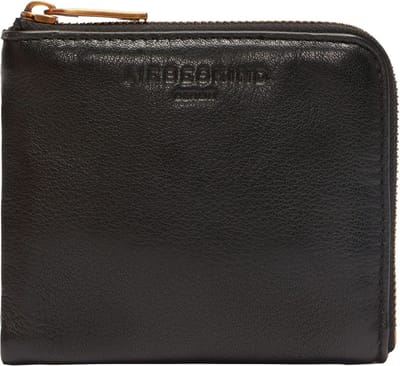 LIEBESKIND BERLIN Leren Portemonnee Sheep Natural Paris Nino Wallet Black Zwart