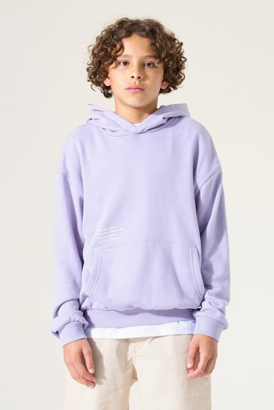 GARCIA Jongens Print Sweater Paars Lange mouw