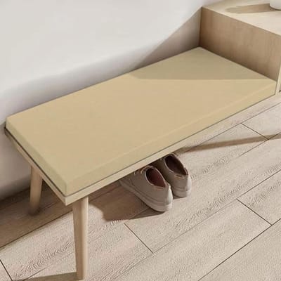 Bank Kussen - Zitkussen - Buiten Zitten - Antislip Systeem - 140 x 45 cm - Lichtbruin