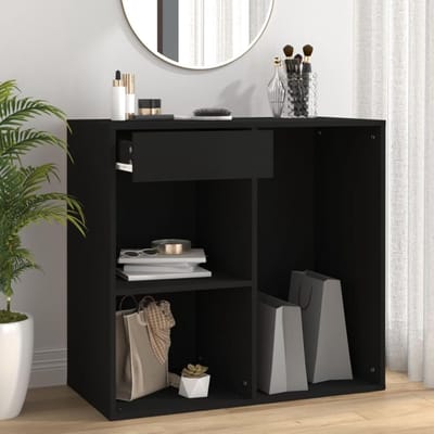 Zylo® Platenspeler Kast - Platenspeler Meubel - Ip Kast - 95x43x13cm - Zwart