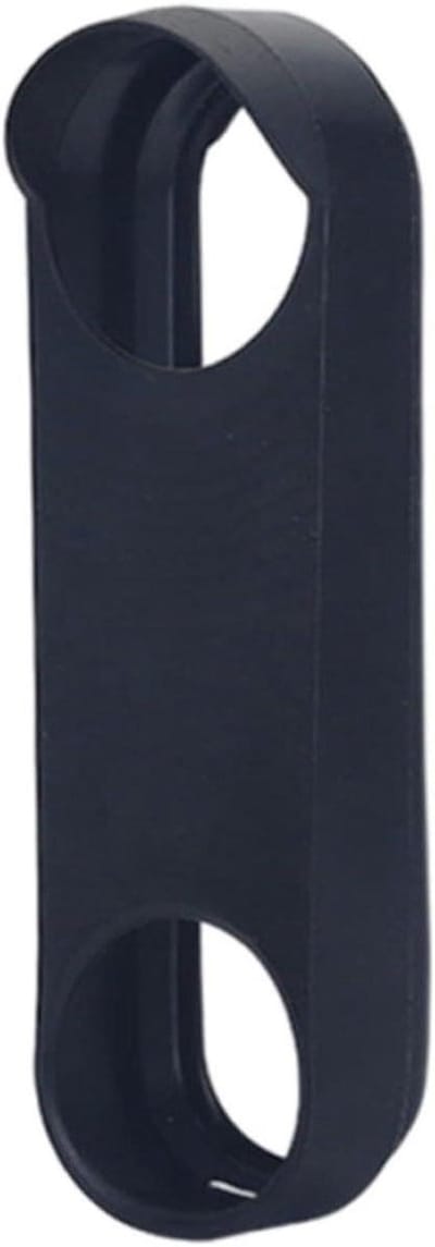 Deurbel beschermhoes - Stofkap camera - Buitenbeveiliging - Flexibel siliconen materiaal - 162 x 48 x 37 mm - Zwart