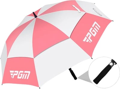 Livano Moderne Golf Paraplu - Stormparaplu - Opvouwbaar - Windproof - Stormproef - UV Bescherming - Umbrella - Roze