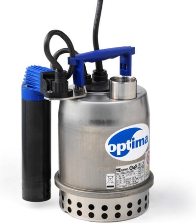 Ebara Dompelpomp – Schoon- & Vuilwater – 250W – 9.000 l/u – Opvoerhoogte 7m – met buisvlotter