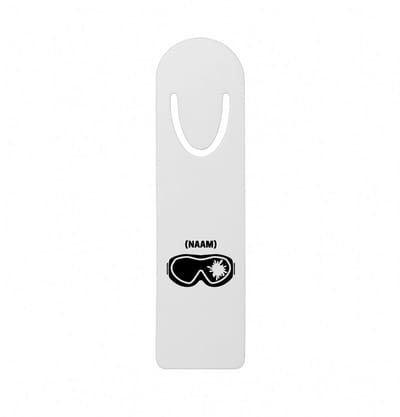 Hacebo® - Paintball met eigen naam metalen boekenlegger - Sport - Paintballer - Sport Bladwijzer boekenleggers - 12.7 cm x 3.2cm