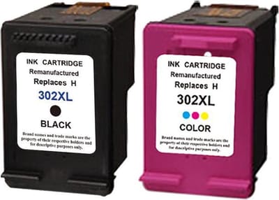 Inktdag inkcartridge geschikt voor de HP 302 XL zwart (20 ml) + kleur (18 ml) voor HP OfficeJet 5230, 5220, 4658, 4657, 4656, 4655, 4650, 3834, 3833, 3832, 3831, 3830, Envy 4520, 4521, 4522, 4524, 4525, 4528, DeskJet 2130, 2132, 2134, 3620