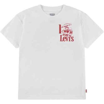 Levi´s ® Kids Burger Meal T-shirt Met Korte Mouwen Wit 6 Years Jongens