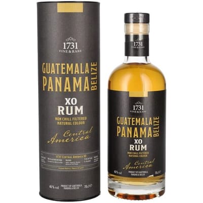 1731 Fine & Rare GUATEMALA PANAMA BELIZE XO Central America Rum 46% Vol. 0,7l in geschenkverpakking