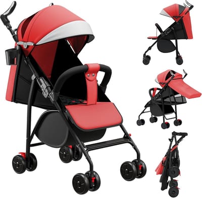 Compacte Kinderwagen met Slaapstand - Geschikt Vanaf Geboorte tot 25 kg