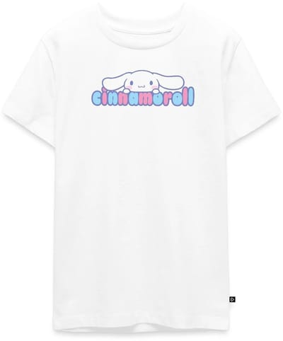 Cinnamoroll Gluurt Over De Letters Premium T-Shirt Tiener
