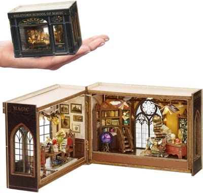 DIY Miniatuur Houten Poppenhuis Set met Meubels - Creatieve Ambachtelijke Cadeau Idee