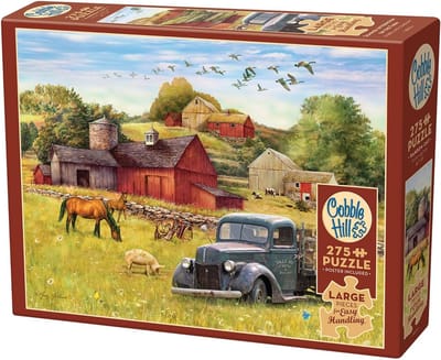 Boerderij Puzzel - Zomerdag Legpuzzel - Ontspannend Tijdverdrijf - Gedetailleerd Ontwerp - 275 Stukjes